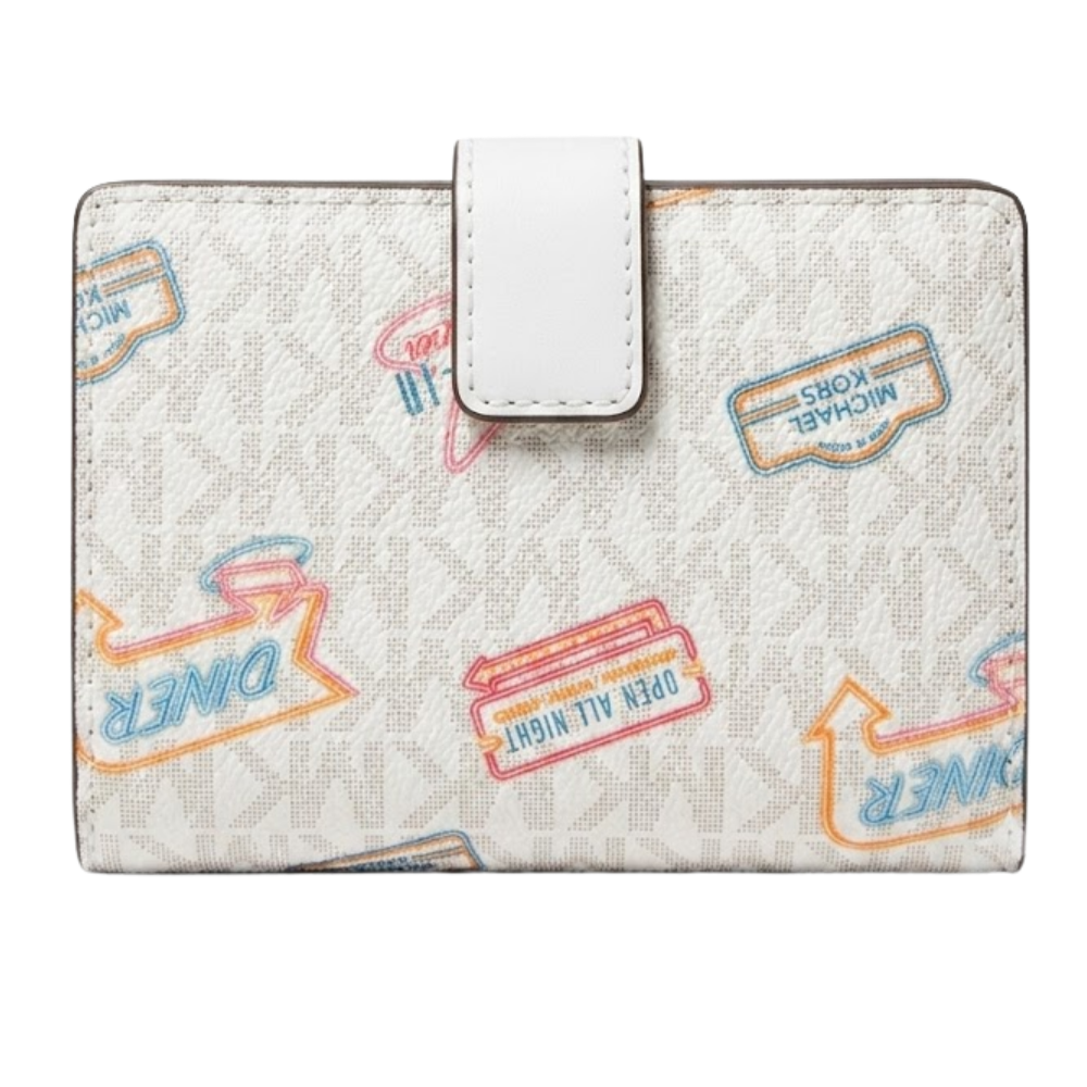 Cartera Optic White de Michael Kors