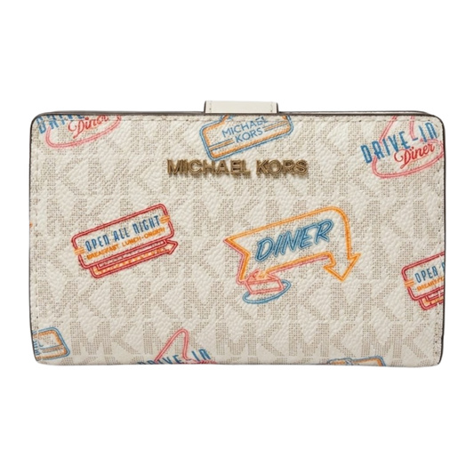 Cartera Optic White de Michael Kors
